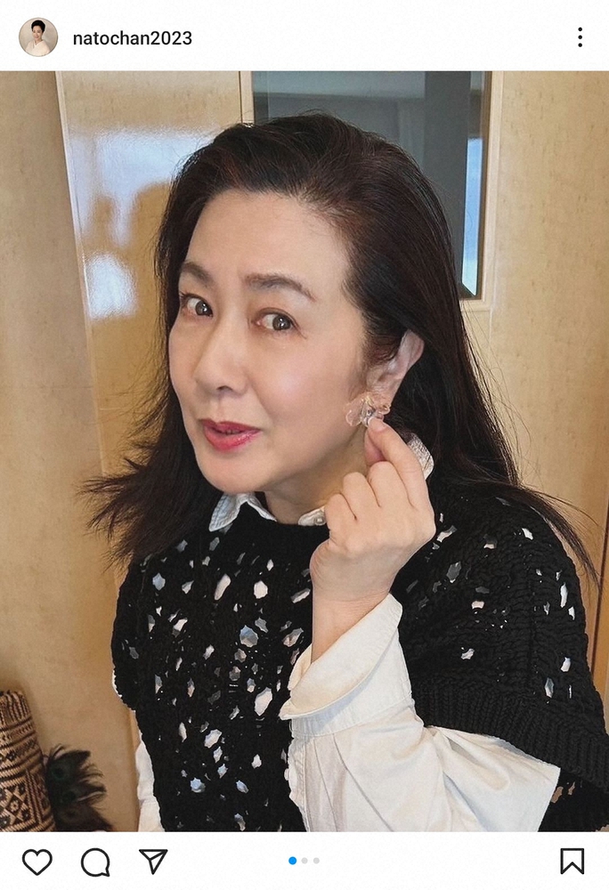 名取裕子「イヤリングになりそう」　芸術的な季節限定和菓子に「さすが京都」「品があって素敵」の声(スポニチアネックス)