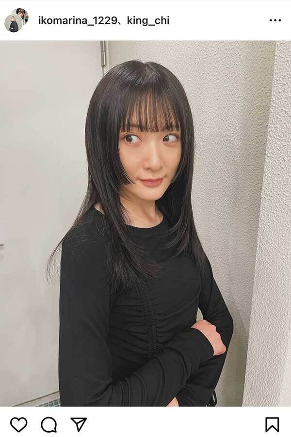 ショート→姫カットで激変　生駒里奈が新髪型を紹介「すっかりロングが好きに」(ENCOUNT)