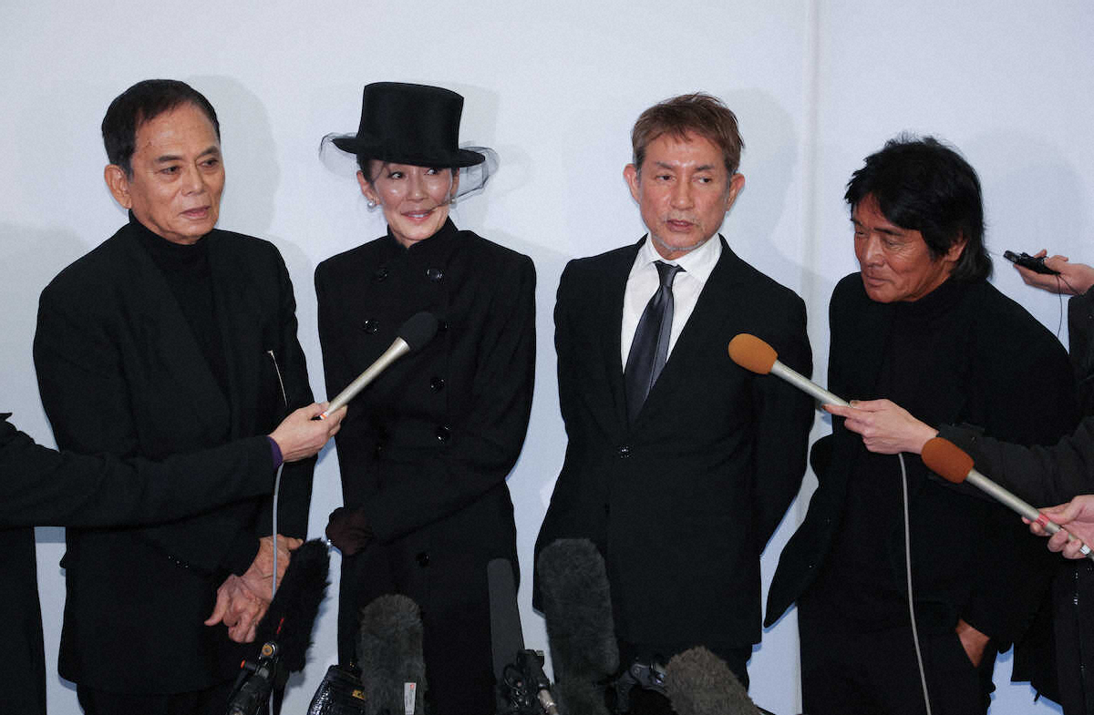 「五人会」メンバーが追悼　柴俊夫「尊敬し合えたことに感謝します」　西田敏行さんお別れの会(スポニチアネックス)